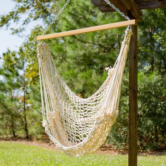 Single Cotton Rope Swing